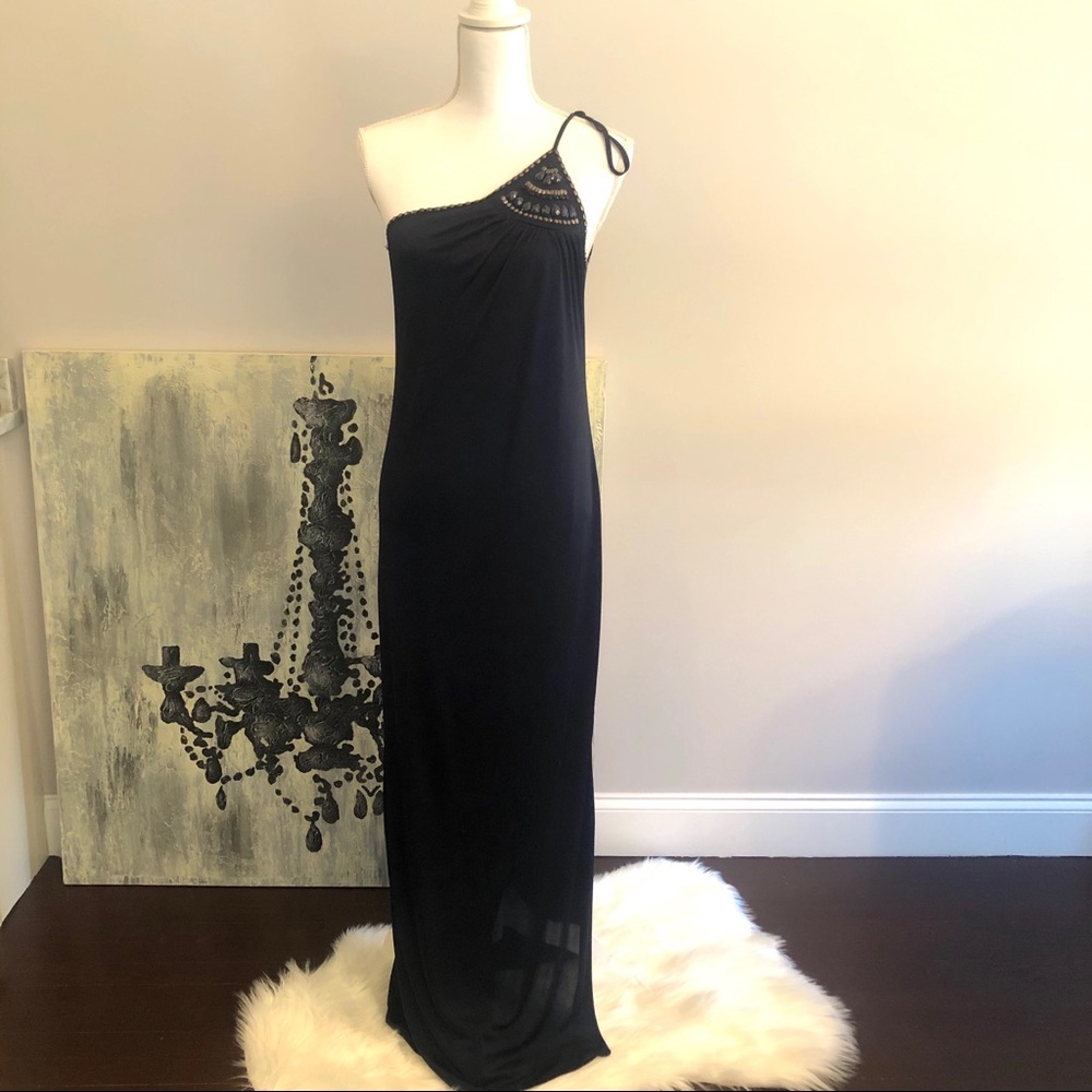 BCBG MaxAzria Navy gown